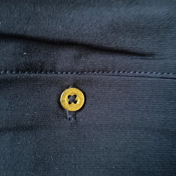 Navy blue button up blouse - Picture 3 of 3